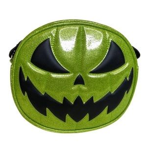Pain and Stitches Green Double Sided Pumpkin Kult